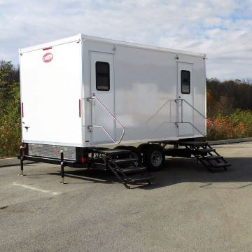 Restroom Trailer Rentals With Hot/Cold Running Water in Santa Barbara County, California