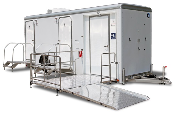 Elegant Bathroom Trailer For Weddings in California