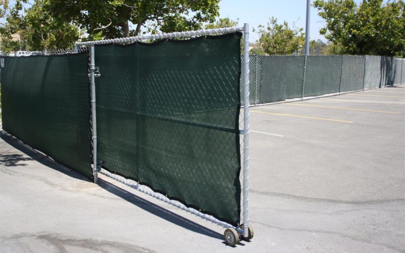 Temporary Fence Rentals With Rolling Gate in Los Angeles CA