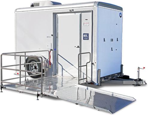 ADA Handicapped Accessible Laundry Trailer Rental in California