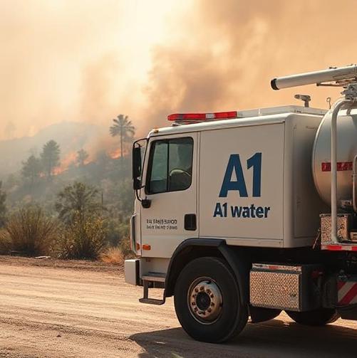 24 Hour Emergency Water Delivery For Fire Suppression Support in California