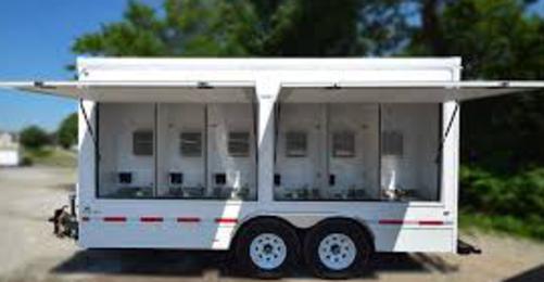 12 Station Handwashing Trailer Rental in California